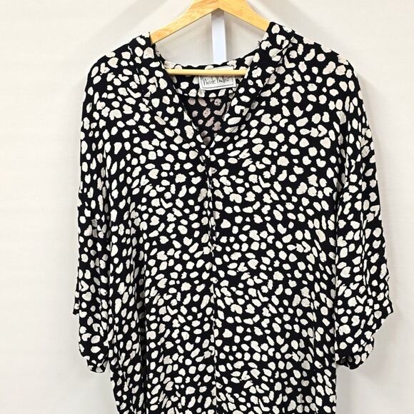 Vintage Nicole Miller Painted‎ Dot dress - Picture 3 of 7